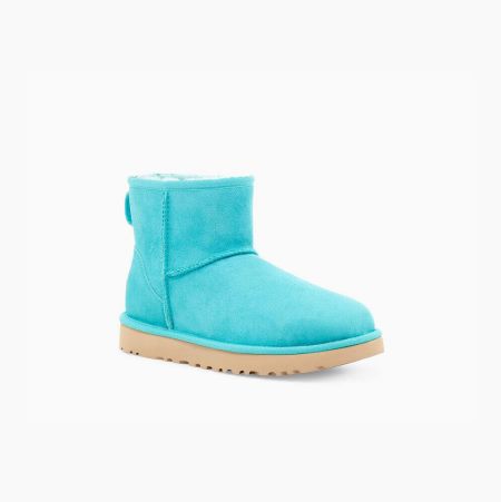 UGG Classic Mini II Light Blue Boots for Women (FTKR90571)